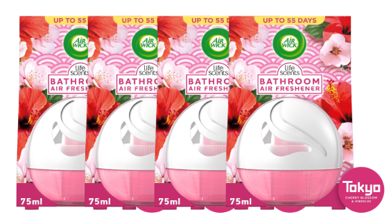 Airwick Tokyo Decosphere 75ml x 4